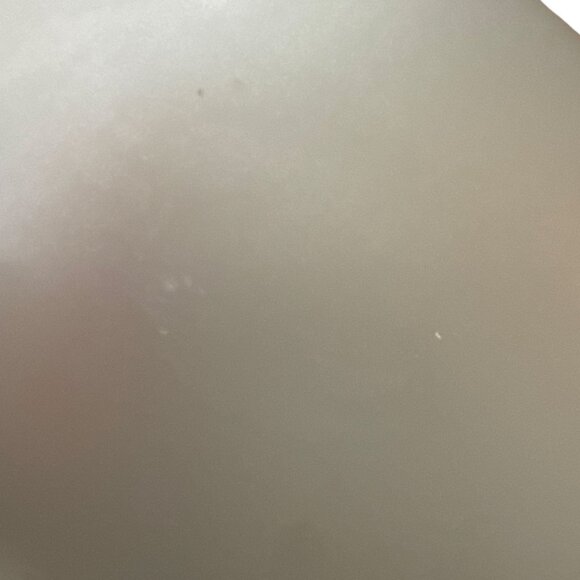 Vintage Frosted Glass Vase With Green Twisted Handles - Picture 10 of 12